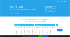 Desktop Screenshot of meetomatic.com